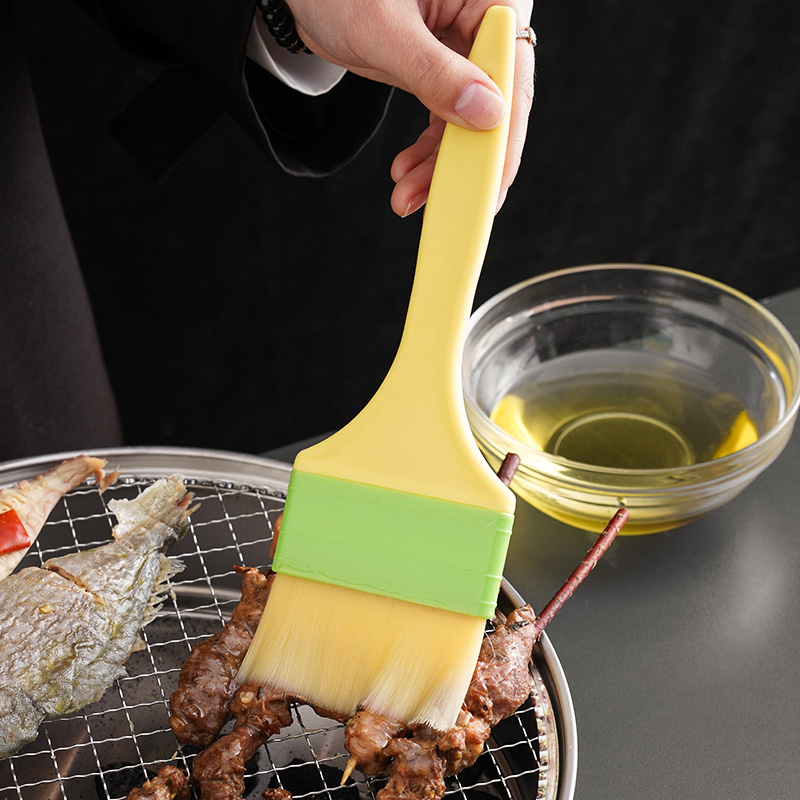 Barbecue Brush Oil Brush For Home High Temperature Resistant Pancake Special Baking Food Grade Kitchen Tools Lint-Free Small Brush