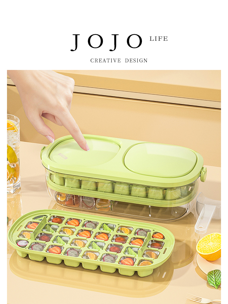 Jojo's L. Pd. Clear. Press Ice Cube Mold Ice Cube Box For Home Marvelous Making Gadget | Song of Qing Dynasty