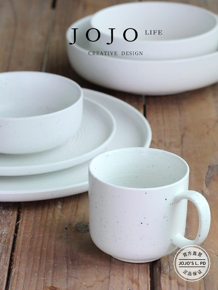 Jojo's L. Pd. It. Scandinavian Creative Ceramic Bowl Matte Hotel Salad Bowl Plate Dish | Find It