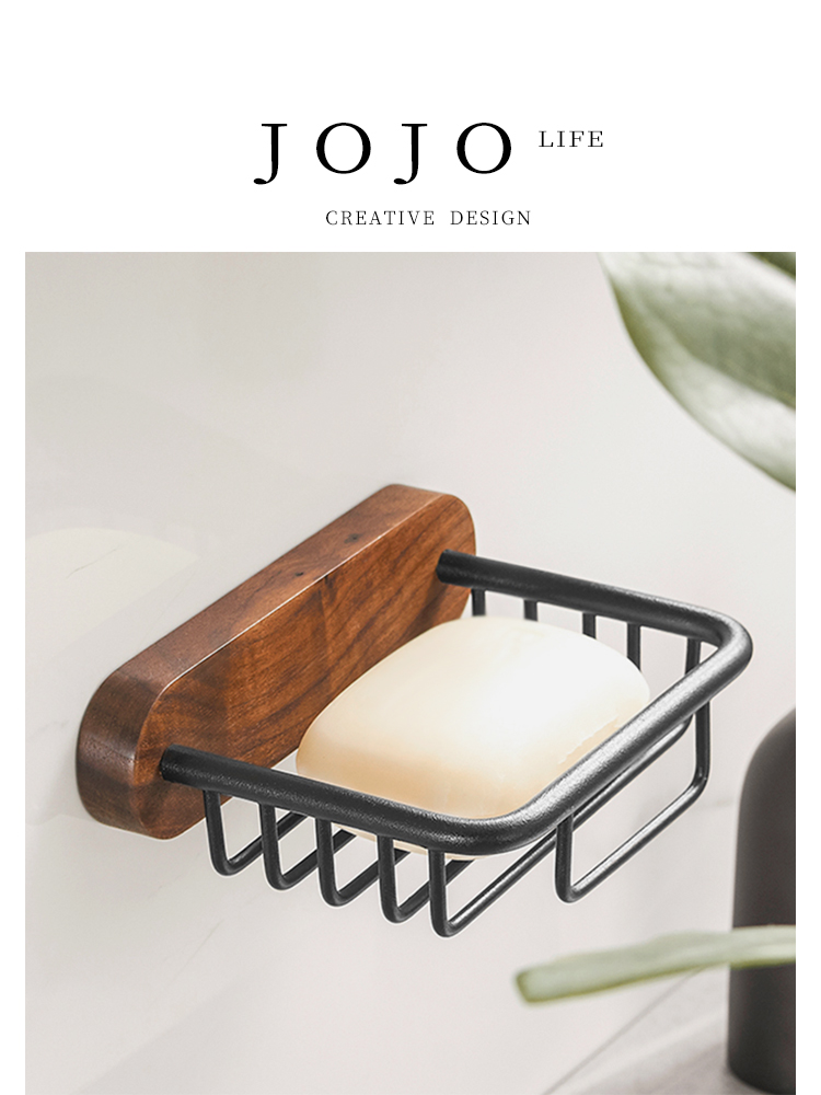 Jojo's L. PD · God · Soap Dish Bathroom Drainage Punching Free Storage Rack Wall-Mounted | Deshen