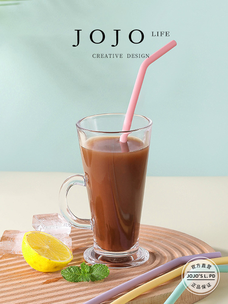 Jojo's L. Pd. Fen. Straw Suit Easy to Clean Edible Silicon Scandinavian Four-Color Elbow | Horse