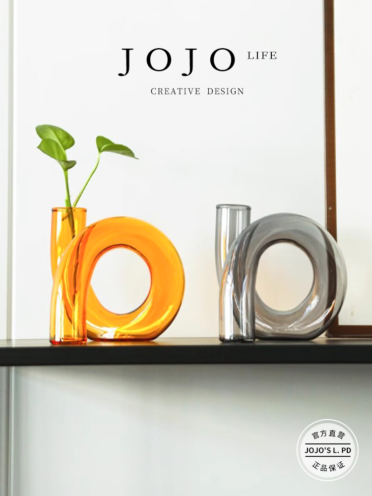 Jojo's L. Pd. Pretty. Vase Creative Transparent Glass Hydroponics Aquatic Flower Arrangement Mini | Qianer