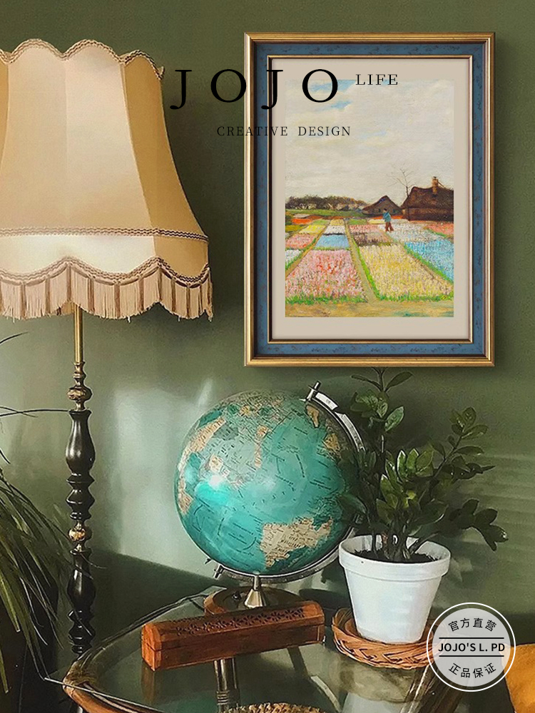 Jojo's L. Pd. Mr. Grocery. Retro Golden Border Photo Frame Photo Frame | Cang Kui