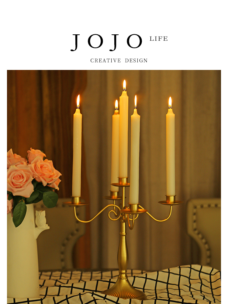 Jojo's L. Pd. Candle. Candlestick American Hotel Wedding Western Restaurant Candlelight Dinner Candle Candle
