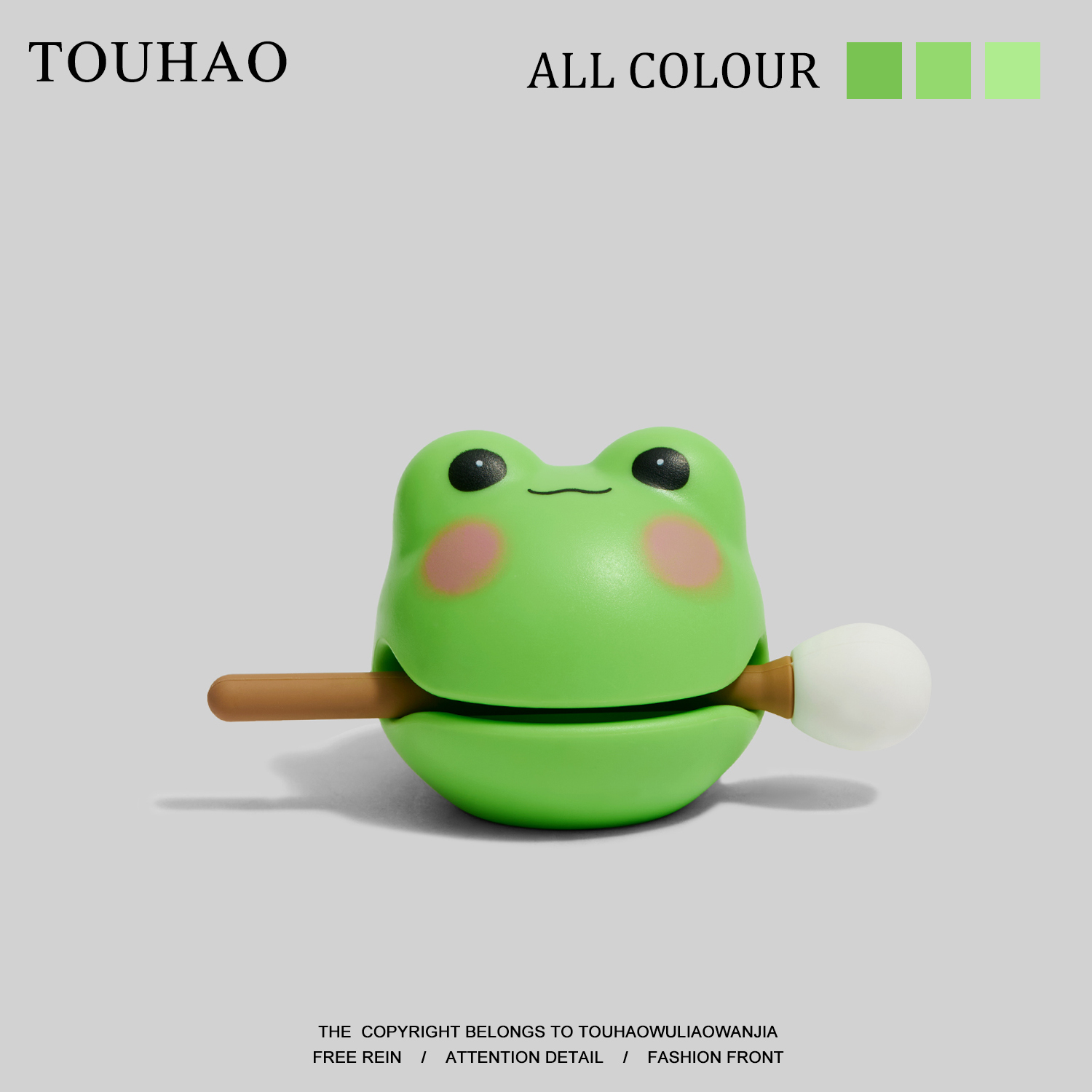 The Number One Frog the Luck for Wealth Is Prosperous Decoration Decompression Chinese Block Birthday Gift