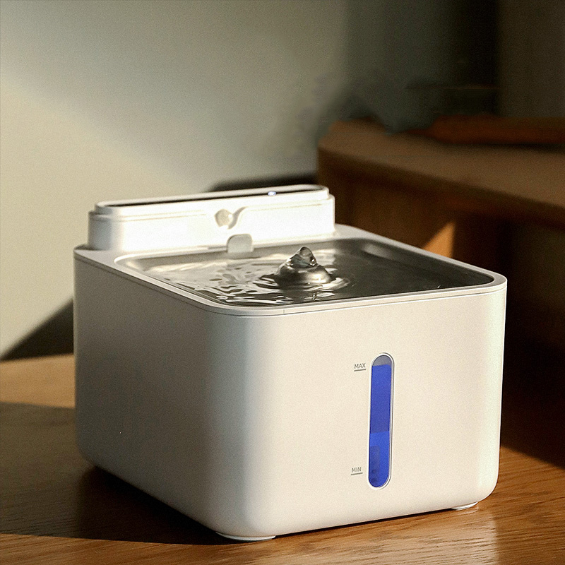 Cat Smart Water Dispenser Dog Automatic Flow Sensor Filter Element Water Fountain Dog Water Fountain Cat Wireless without Plug-in