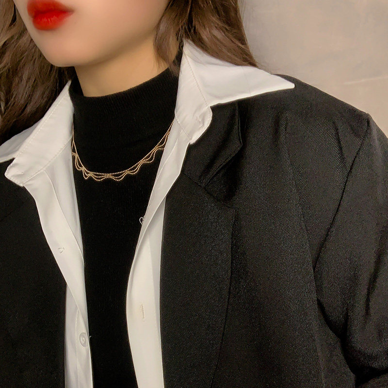 Original Ball Bead Chain Women's Titanium Steel Simple Personalized Lace