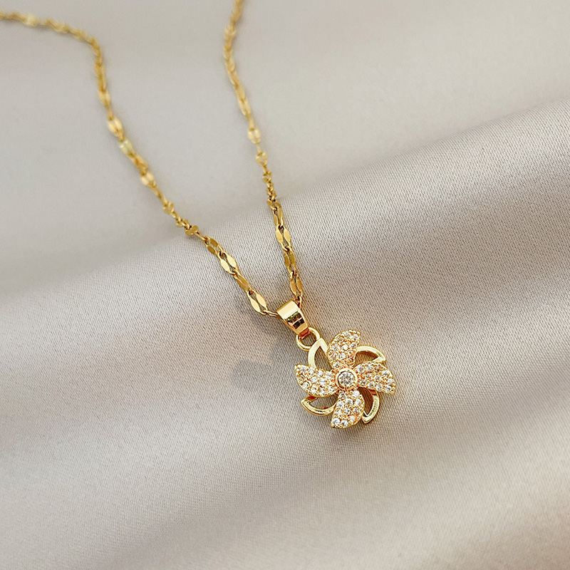 Olala Windmill Female Unique Stylish Elegant Necklace
