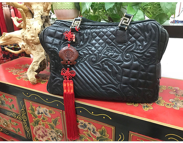 Chinese Knot Rosewood Car Hanging Ornament