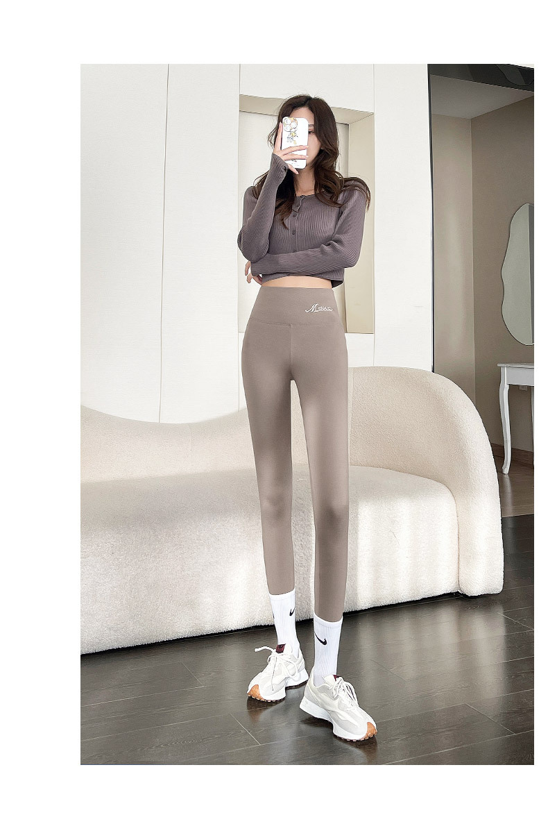 Plus Size Cozy Velvet Padded Leggings for Winter