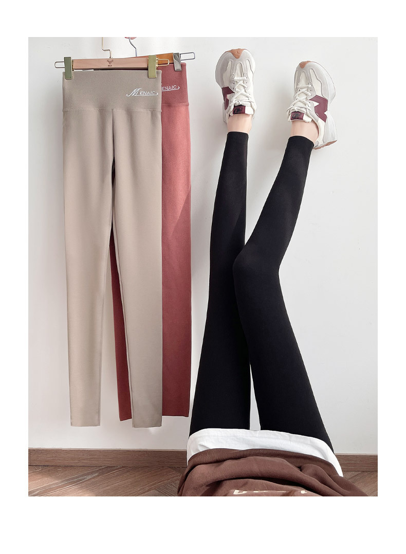 Plus Size Cozy Velvet Padded Leggings for Winter