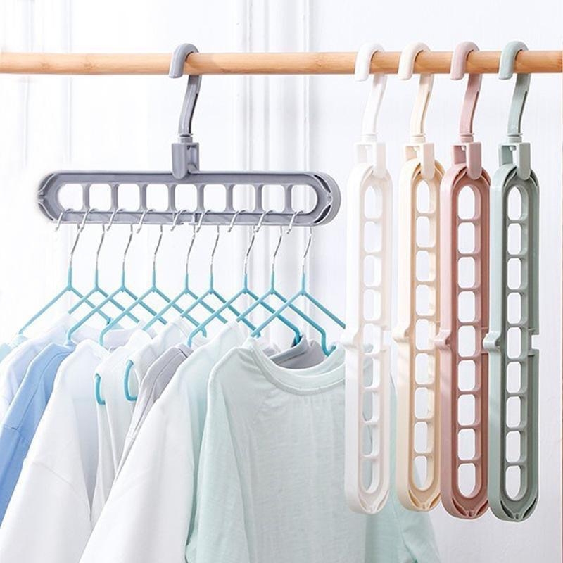 One Nine-Hole Clothes Hanger