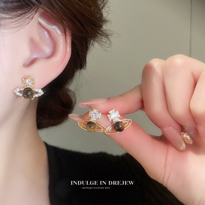 Maillard Earrings Xiempress Saturn Earrings Accessible Luxury Fancy Earrings 2025 New Arrival Best Selling Unique Earrings