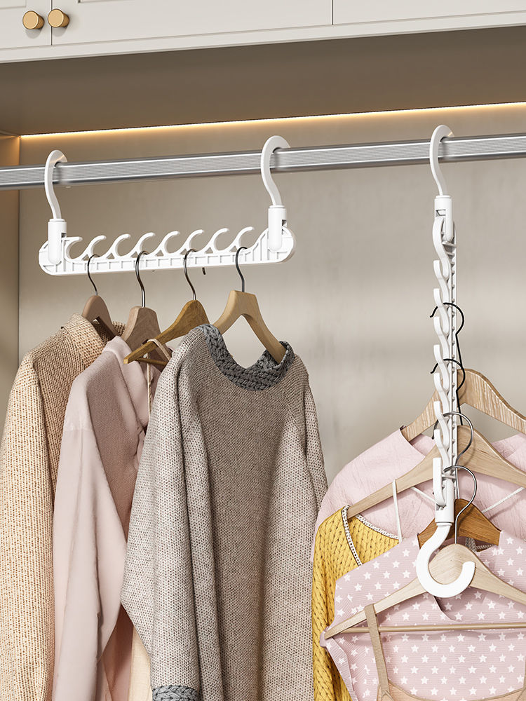 Foldable Hanger Hook Multifunctional Intimates Vest Storage Fantastic For Home Dormitory Hook Drying Rack Plastic