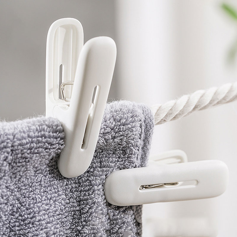 Fixed Windproof Clip Clothes Clip Clothes Pin Plastic Style Windproof For Home Strong Small Clip Clothes Hanger