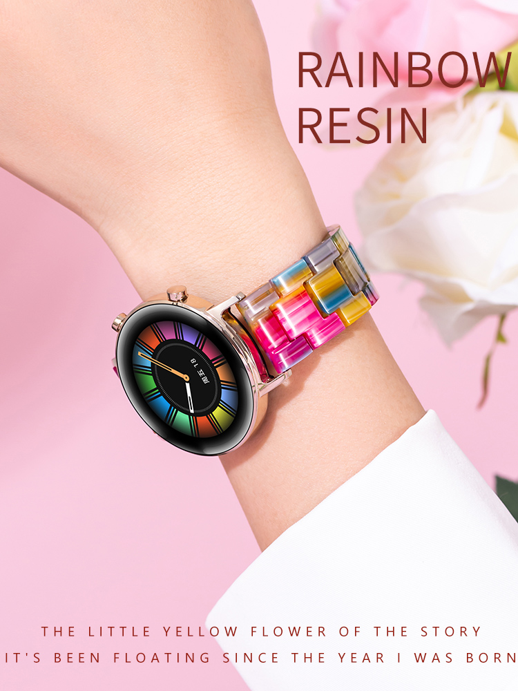 Suitable for Huawei GT2 Watch 2e Strap Watch3 Glory Magic2 Female Fit Women's GT New Arrival GT3/Es Glacier 42mm Smart GT1 Sports WatchFit Elegant Women's GS Accessories