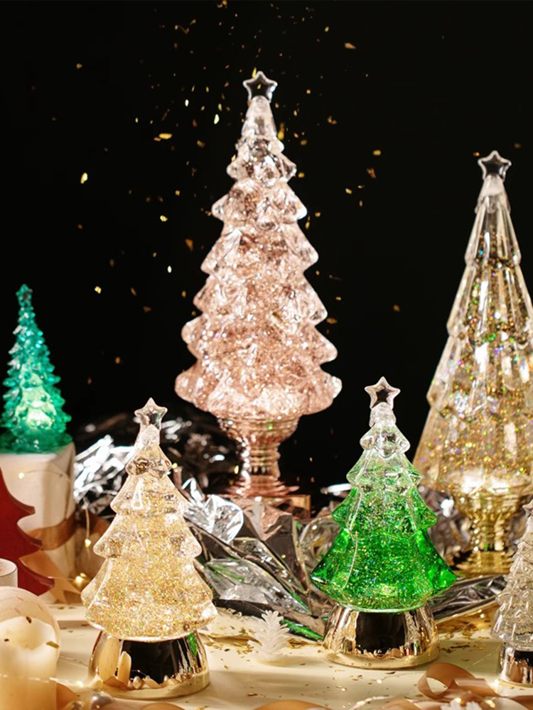 Christmas Music Box Music Box Kids Toy Hand Gift Desktop Small Ornaments Decoration Atmosphere Set