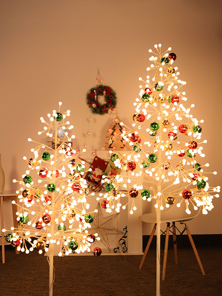 Christmas Holiday Decoration Decoration Scene Layout Creative Glow LED Lights Fake Trees Christmas Tree For Home