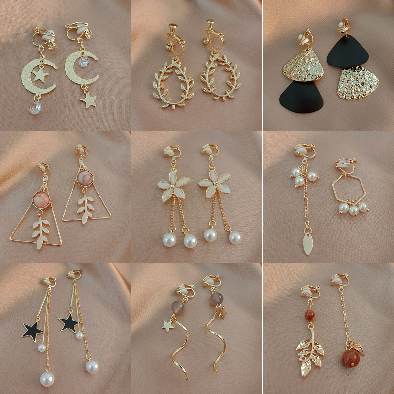 Fancy Ear Clip Female without Pierced Ears Summer Kids Painless Niche Online Red Best Selling Retro Student 2023 New Arrival Tide