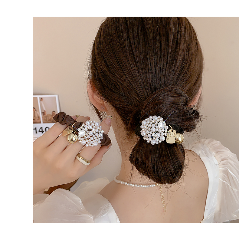 Vintage Pearl Hair Rope - Fancy Bun Headband