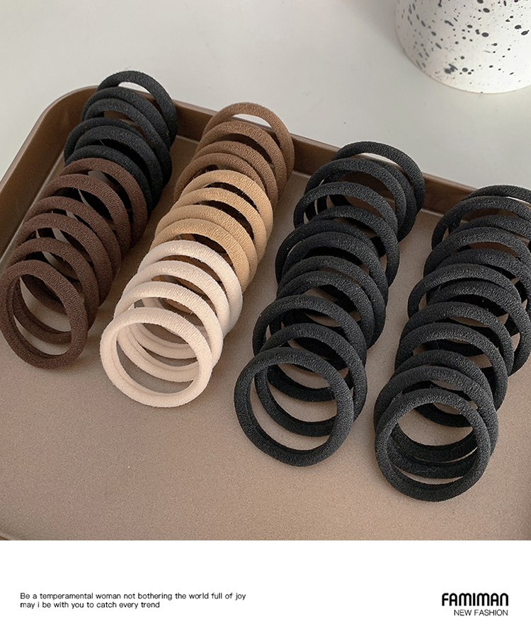 Durable High Elastic Hair Ties with Luxury Case