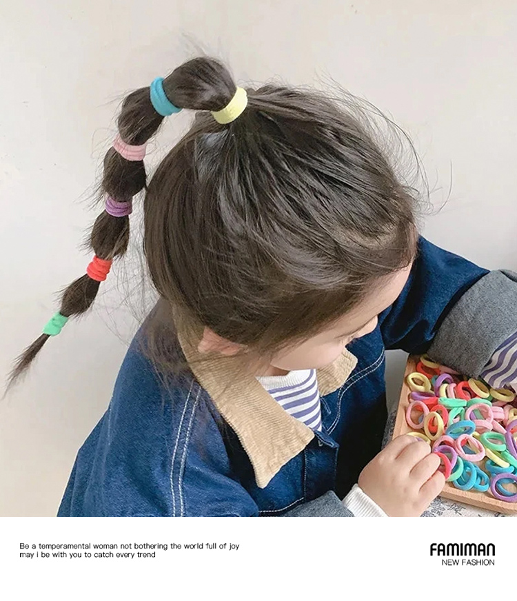 Durable Seamless Hair Bands for Kids