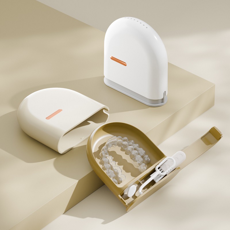 Invisible Tooth Socket Storage Box Sealed Retainer Dentures Storage Box Carry-on Kids Correction Retainer Box