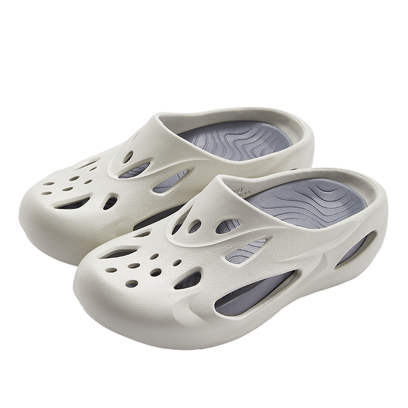 Universal Hole Shoes Men's Trendy Summer Outdoor Slippers Non Slip Abrasion Resistant Driving Beach Men Closed-Toe Slippers Summer