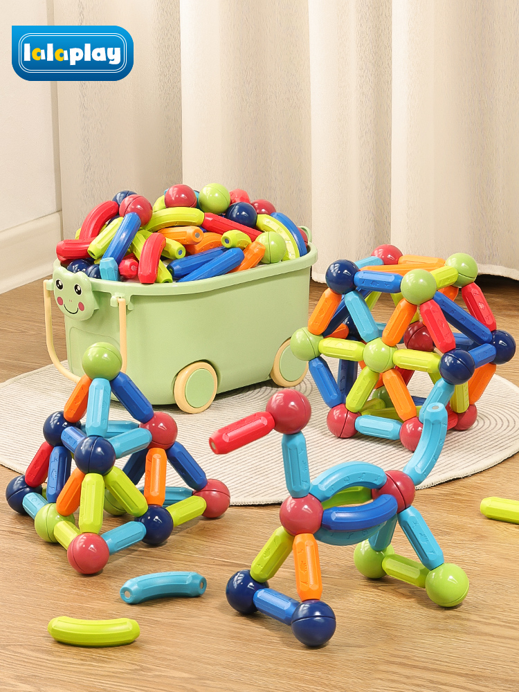 Intelligence Kids Baby Early Education Assembled Toy Magnetic Rods