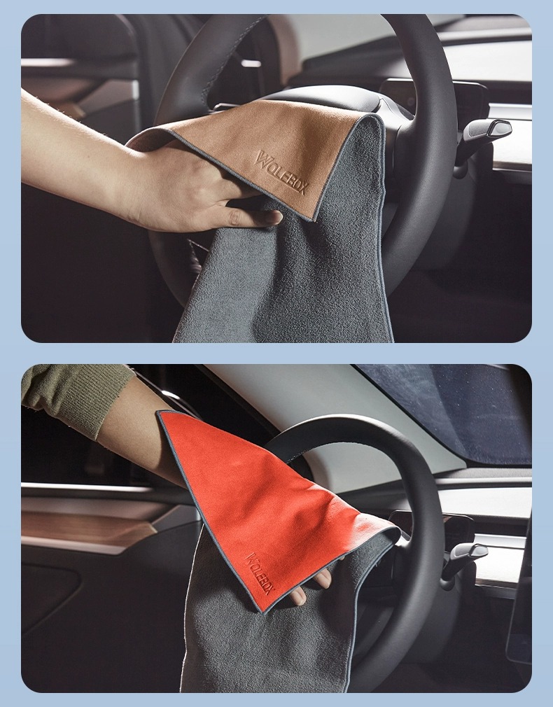 Premium Lint-Free Car Wash Towel - Double-Sided