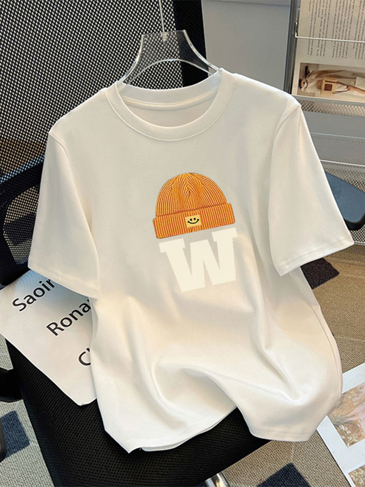 Women's Shoulder Short Sleeve T-Shirt Women's Summer 2025 New Arrival Niche Design Loose-Fitting Western Style Top