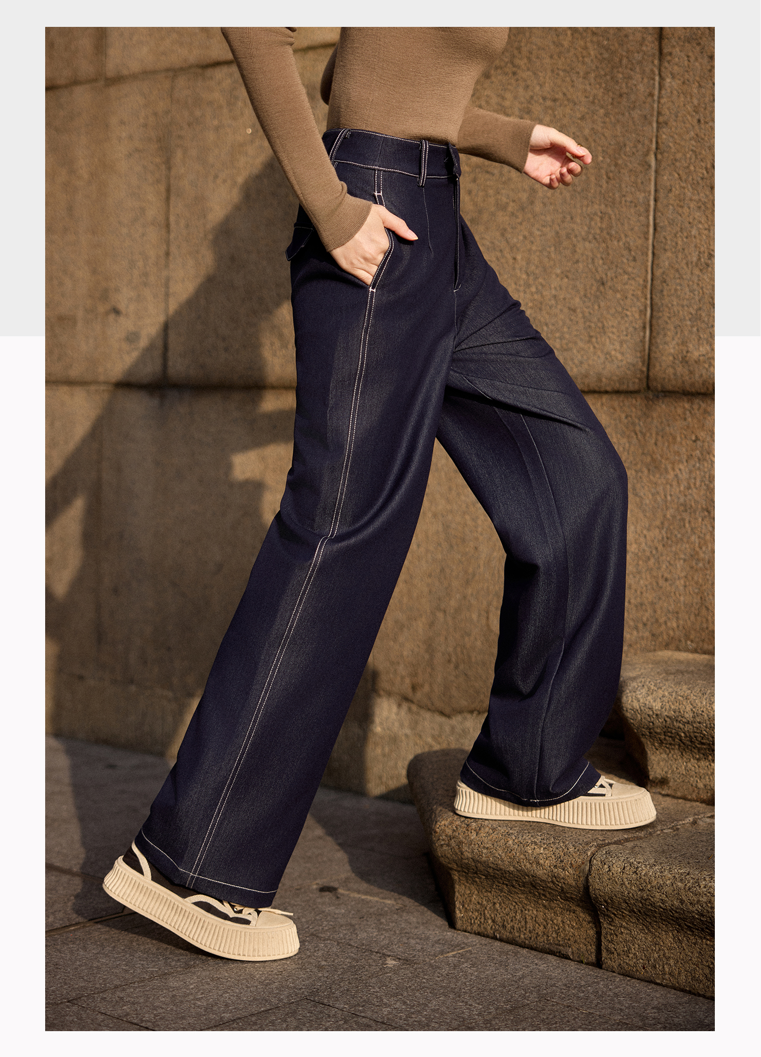 Retro Denim Blue Cover-Up for Spring 2025