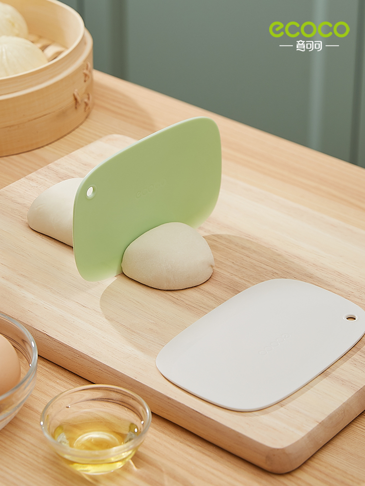 Ecoco Dough Scraper Household Silicone Scraper Scraper Food Grade Kneading Dough Cake Cutter Special Baking Tool