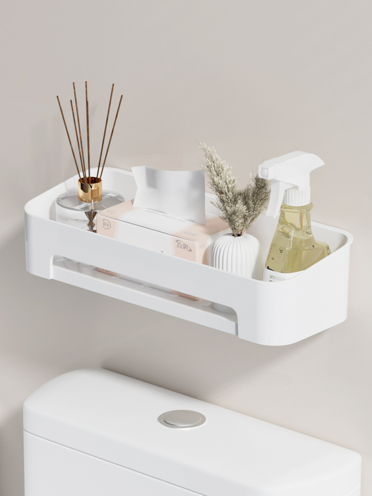 Toilet Upper Shelf Bathroom Punch-Free Toilet Accessories Storage Rack Toilet Toilet Storage Storage Rack