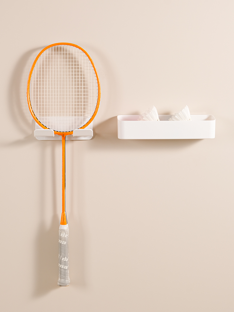 Badminton Racket Rack Bracket Badminton Racket Storage Rack Punch-Free Badminton Racket Badminton Storage Box