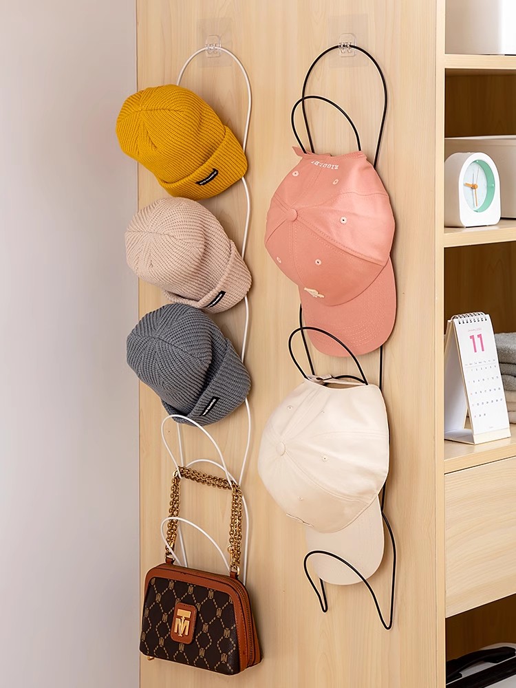 Coat Rack Storage Closet Door Underwear Hat Hook Storage Bag Scarf Multi-Layer Hanging Racks