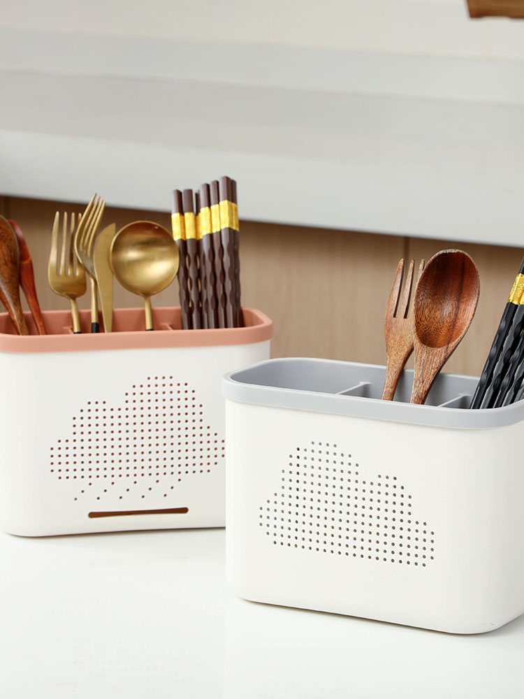Jujiajia Storage Rack Kitchen Drain Storage Box Chopsticks