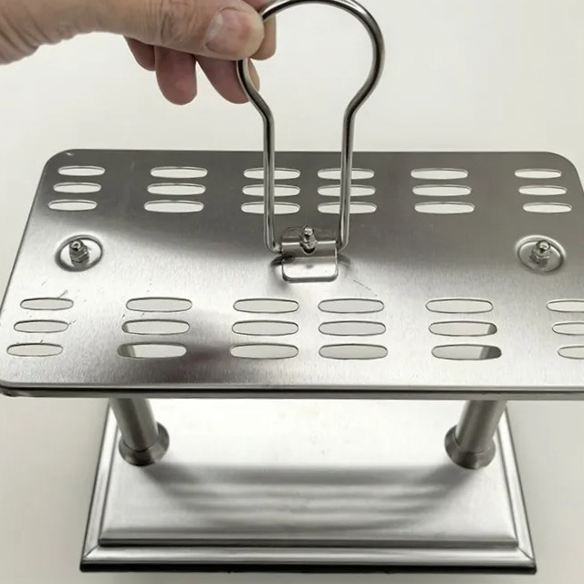 Household Stainless Steel Plate Rack Steak Knife, Fork and Spoon Tableware Drainer 36-Piece Western Food Spoon Rack