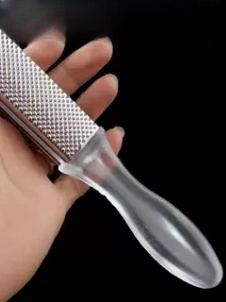 Double-Sided Foot Rubbing Dead Skin Pedicure Calluses Removing Foot Grinding Foot Removing Cocoon Rub Foot Board Pedicure Tool Plastic Square Practical
