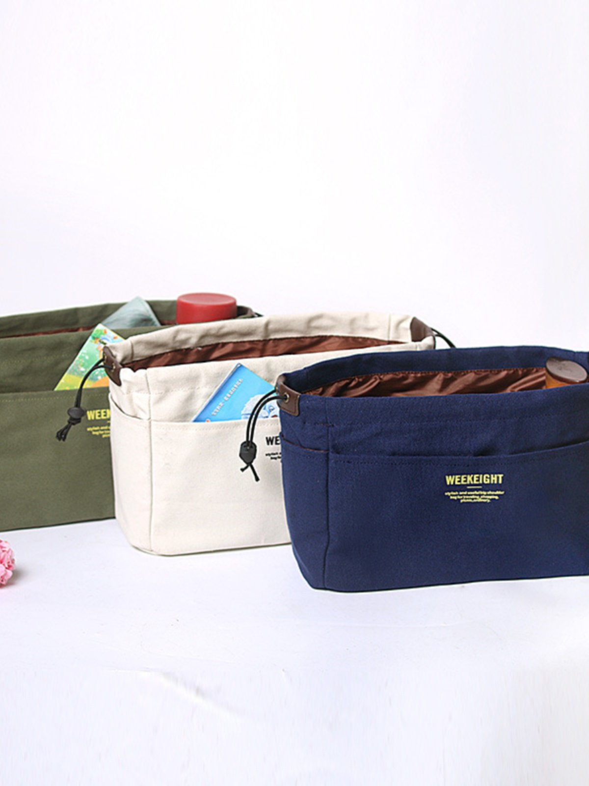 Casual Travel Bag Practical Portable Bag Middle Bag Cosmetics Bag Cosmetic Bag Canvas Bag Cosmetics Bag Large Capacity Combination Bags