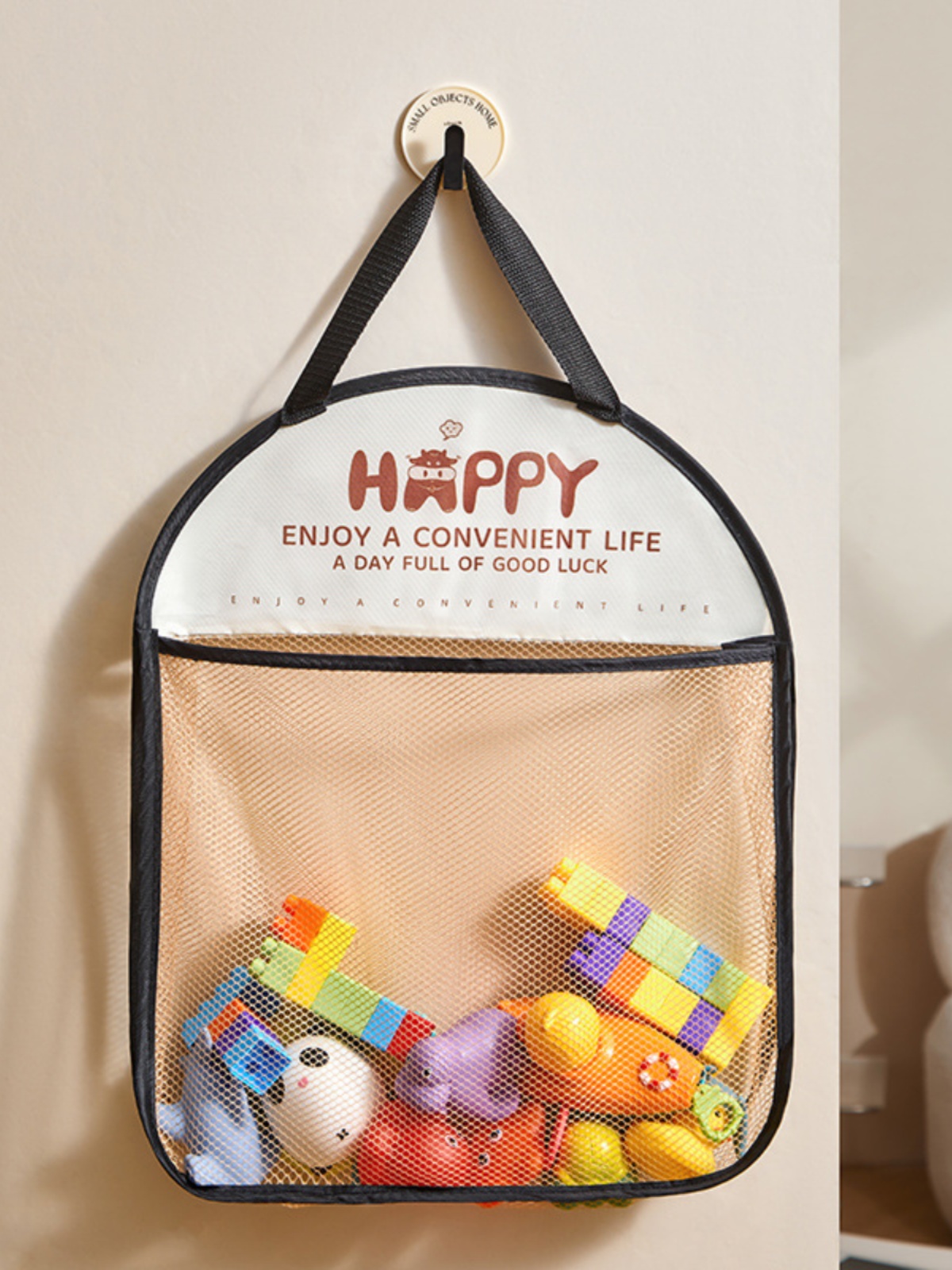 Practical Children's Toy Socks Storage Net Bag Hanging Shopping Bags behind the Door Storage Clutter Storage Hanging Bag Living Room