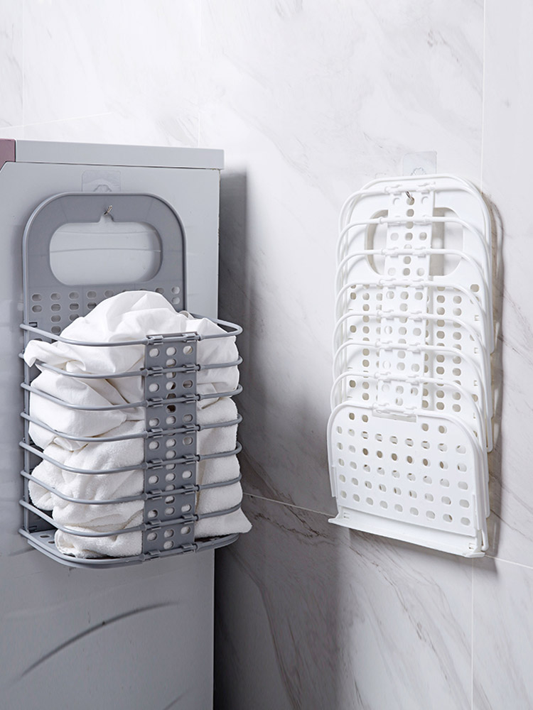 Jujiajia Foldable Laundry Basket Bathroom Bathroom Wall Dirty Clothes Basket Put Clothes Fantastic Product Dirty Clothes Storage Basket