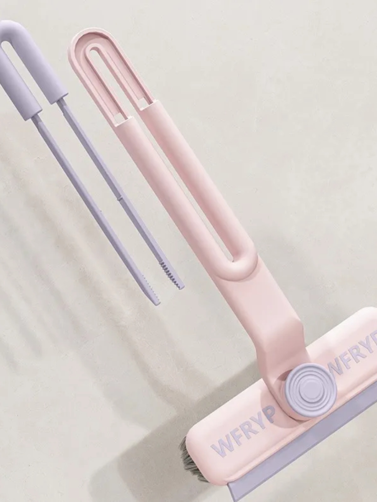 Jujiajia Multi-Functional Rotate Bathroom Gap Brush No Dead Angle Bathroom Toilet Rear Gap Brush Scrubbing Brush Floor Brush