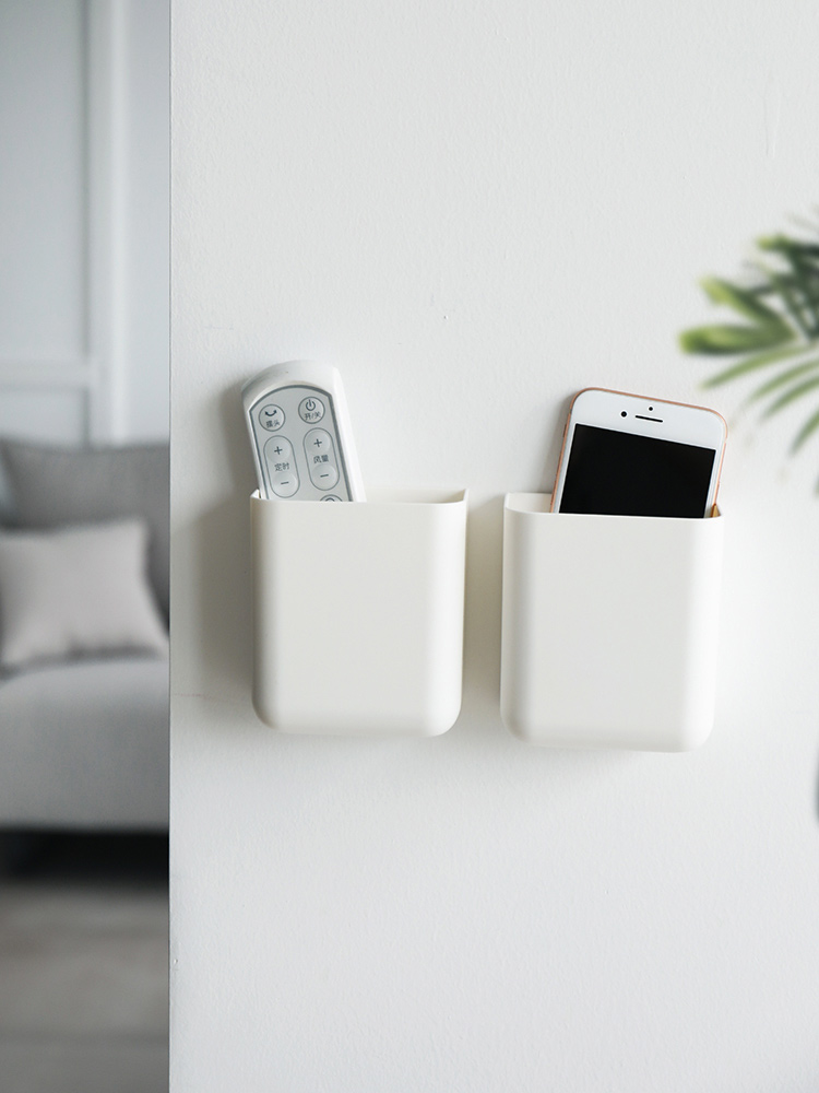 Storage Box Wall-Mounted Cosmetics Remote Control