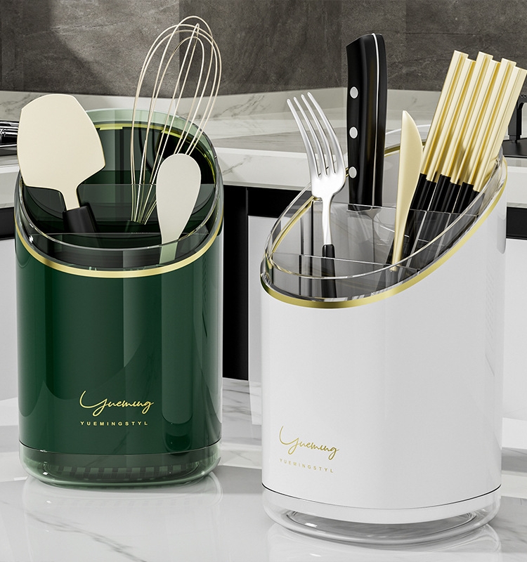 Affordable Luxury Fashion Chopsticks Storage Box Household Chopsticks Tube Kitchen Draining Rack Chopsticks Basket Chopsticks Cage Spoon Bucket