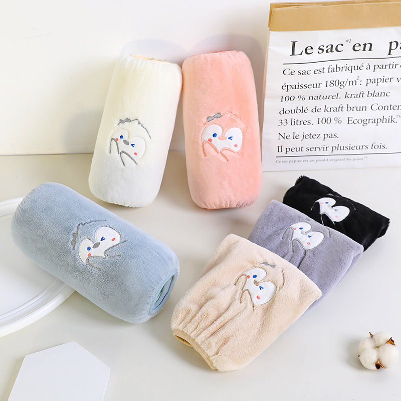 Oversleeves for Women 2024 Fall and Winter New Cute Cartoon Oversleeve Office Work Oversleeves Student down Jacket Sleeves