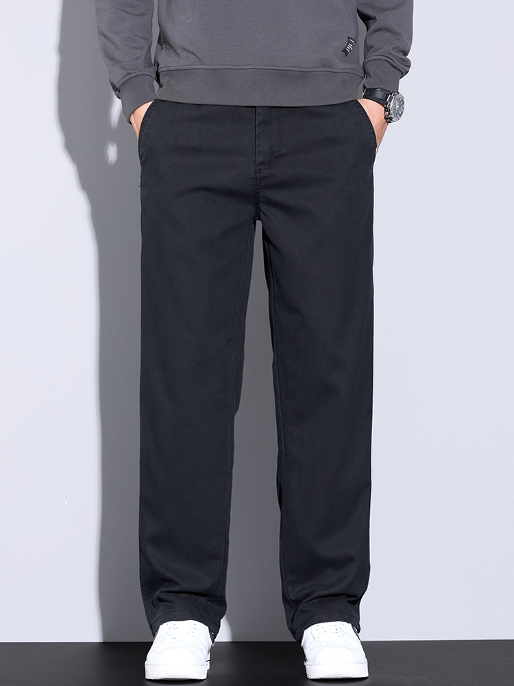 Madden Ins Casual Pants Men 2024 Fall and Winter New Arrival Silm Business All-Match Men Straight-Leg Pants 9877