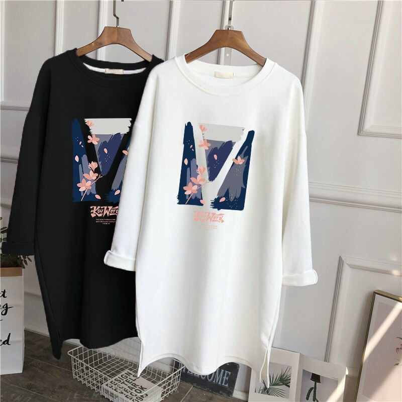 Unique Cotton Brushed Long-Sleeve Bottom T-shirt
