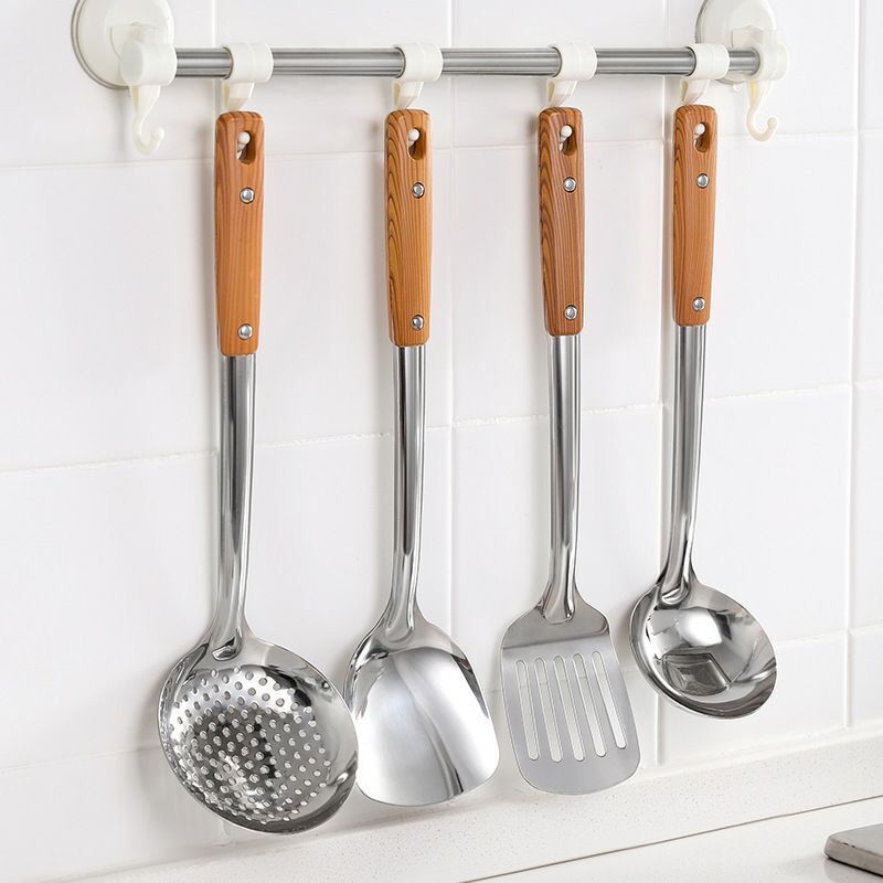Spoon Full Set Cooking Kitchen Oven Mitts Stainless Steel Spatula