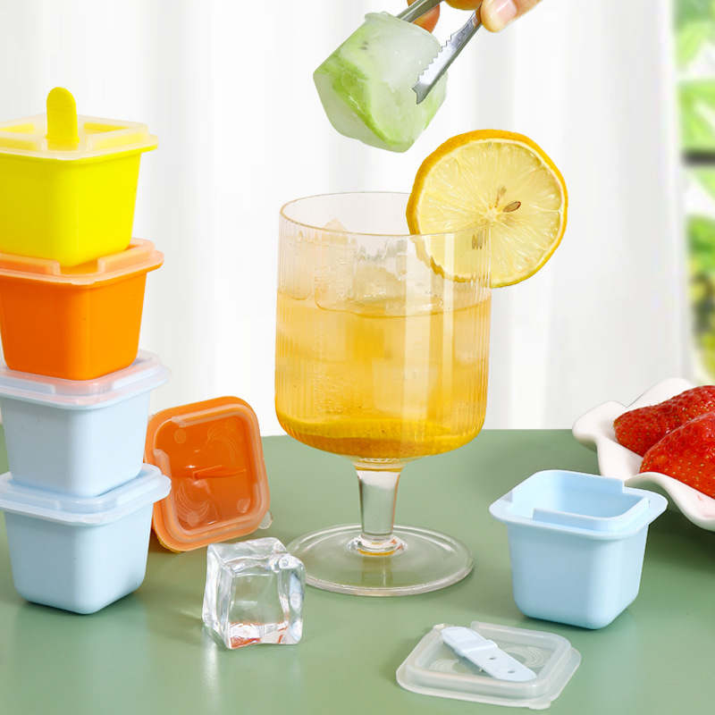 One Piece Ice Cube Mold 1 Pack + Independent Big Ice Tray 1 Pack + Stick Ice Pack 10 Pack